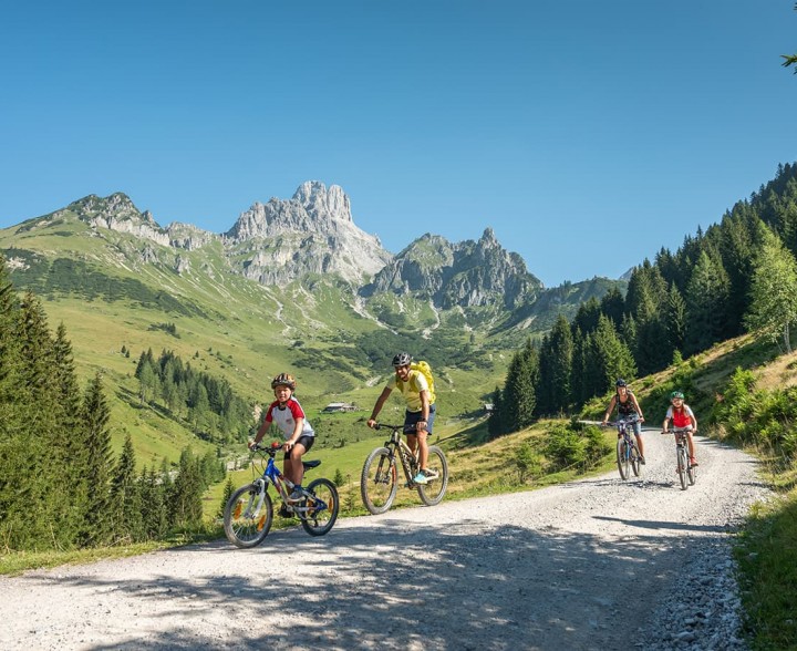 Mit der Familie unterwegs mit dem Bike