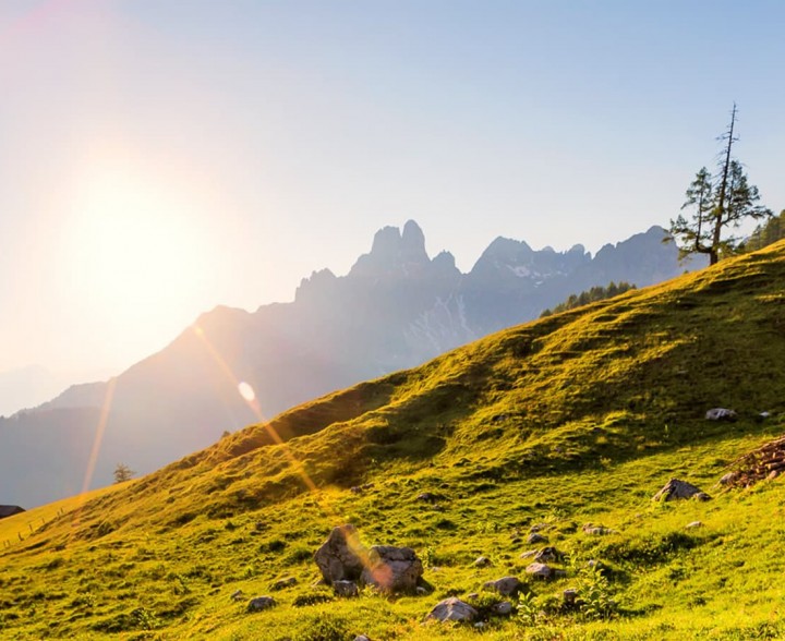 Traumhaftes Bergpanorama in Filzmoos