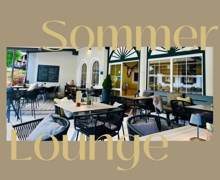 Sommerlounge auf der Sonnenterrasse 