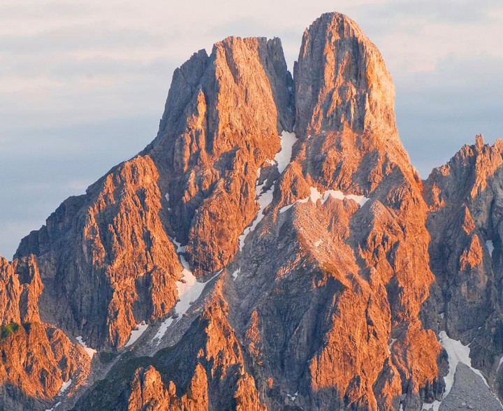 Majestätische Bischofsmütze, der Hausberg von Filzmoos