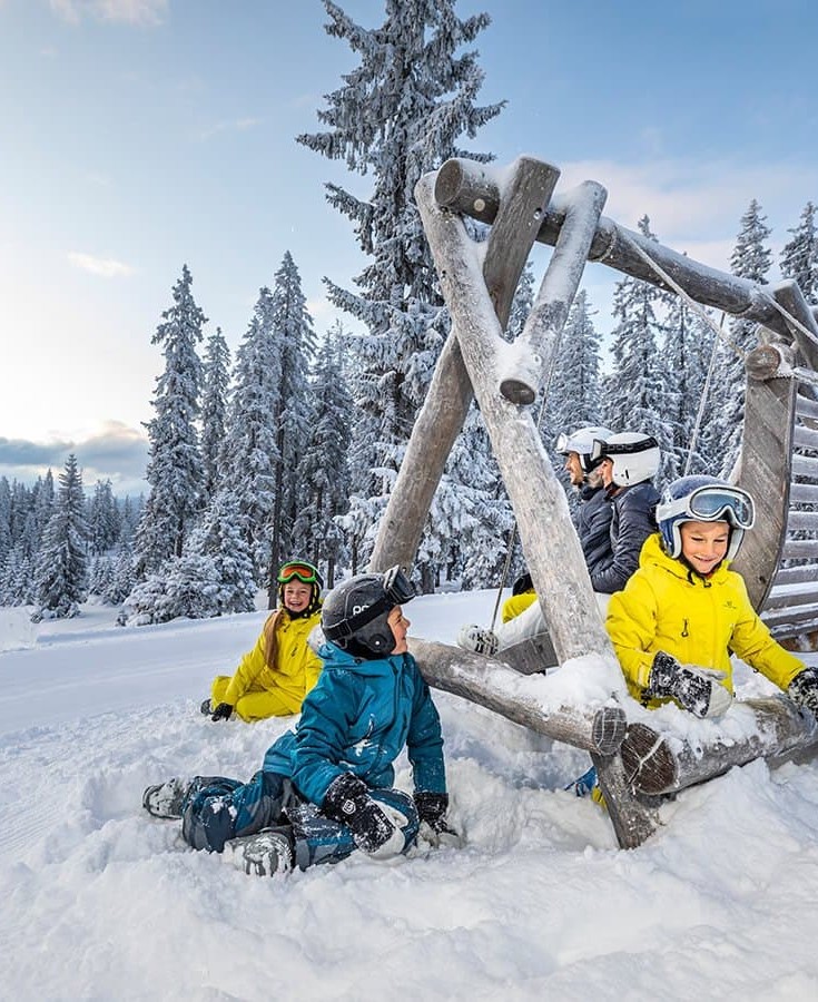 Spaß im Schnee beim Winterurlaub in Filzmoos
